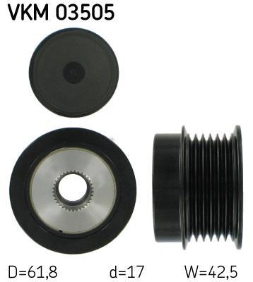 Rueda libre alternador SKF ref. VKM 03505